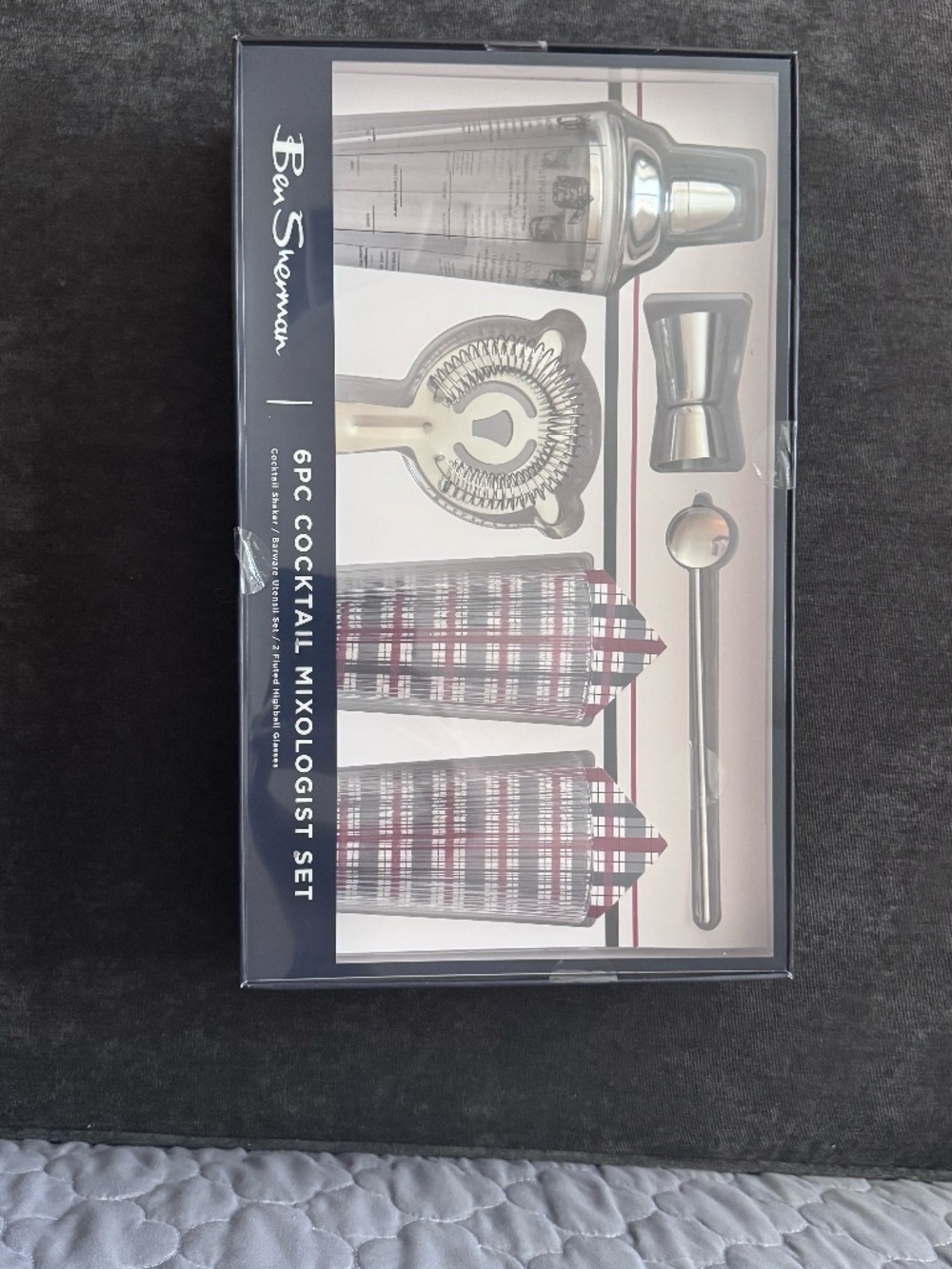Ben Sherman 6-piece cocktail mixologist set